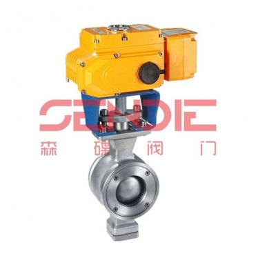 电动V型调节球阀